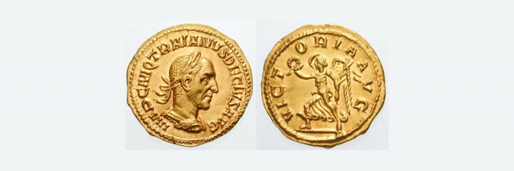 Áureo de victoria de Decio.