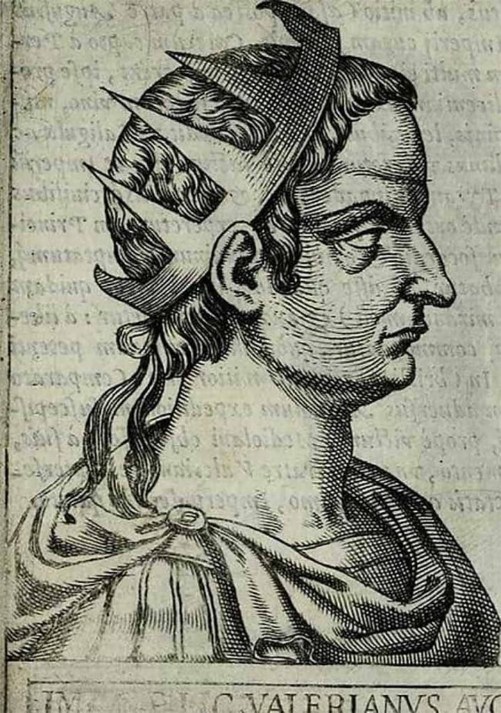 Grabado del emperador Valeriano