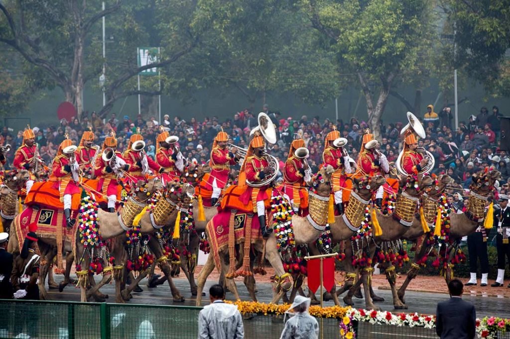Desfile nacionalista.