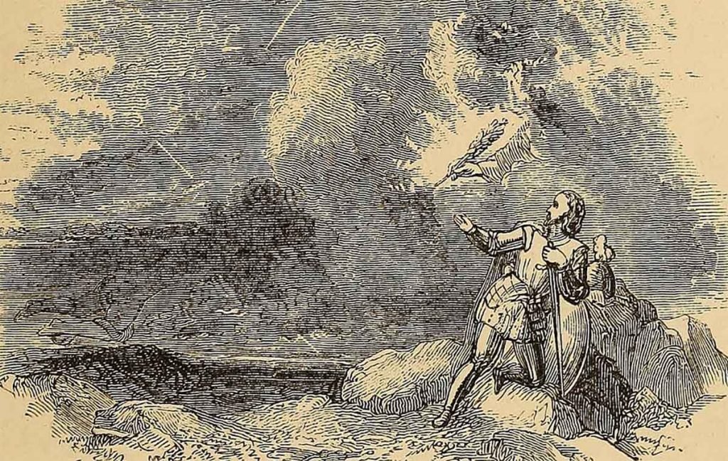 Ilustración interna del libro de una edición de 1863