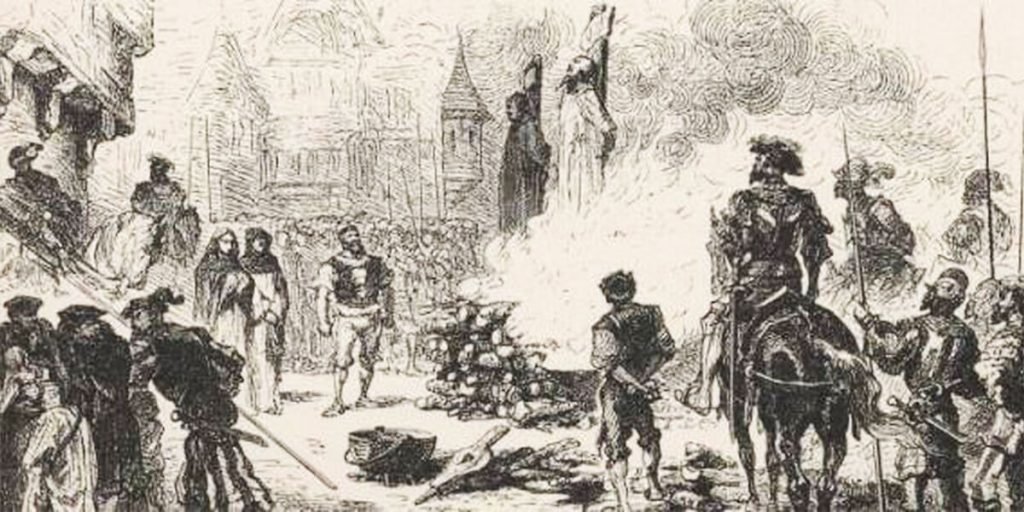 Representación de la muerte de Jean Vallière