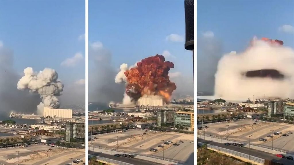 Secuencia de la explosión