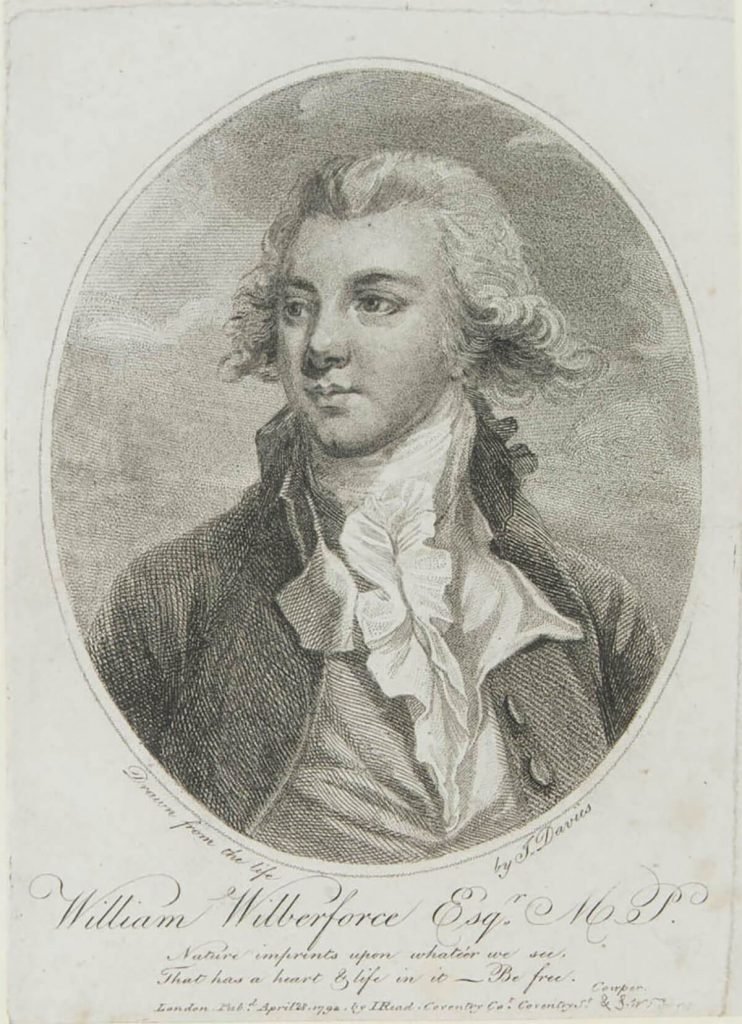 William Wilberforce en su juventud.