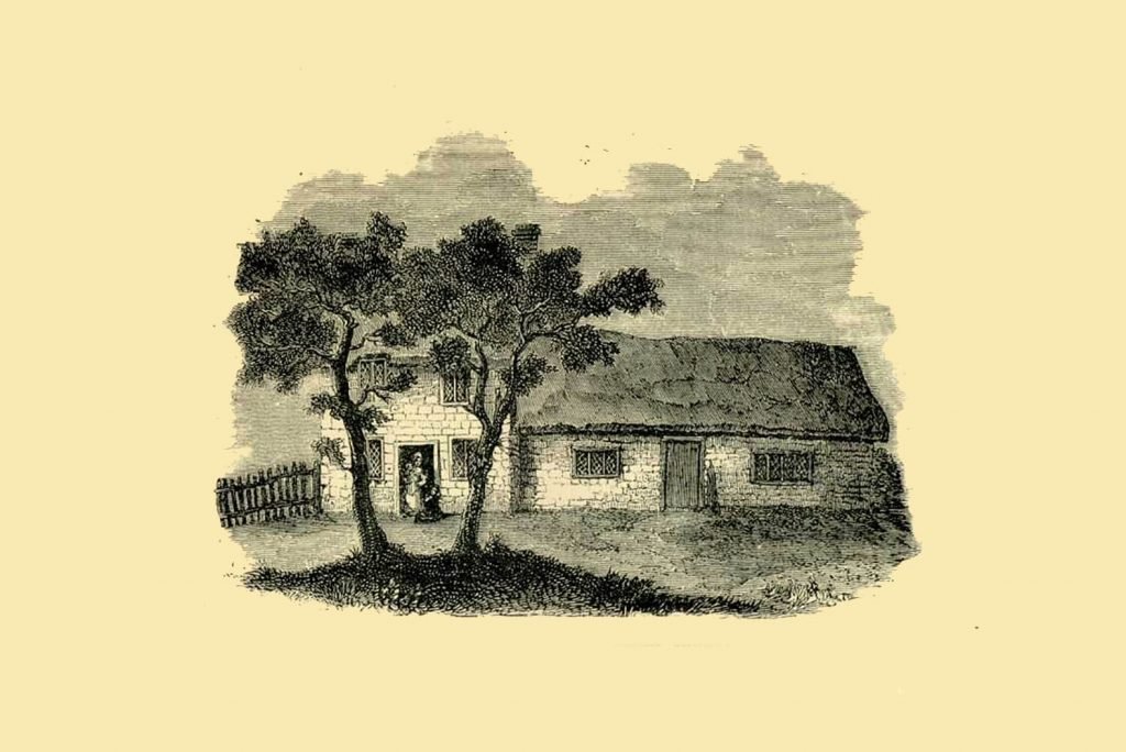 La primera casa de William Carey.