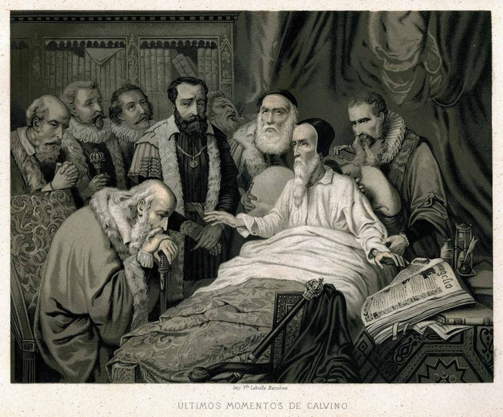 Los últimos momentos de Calvino.