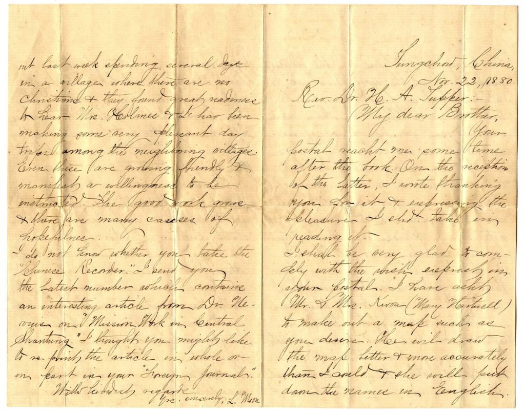 Carta de Lottie Moon