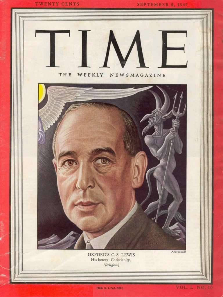 C. S. Lewis en la portada de la Revista Time.