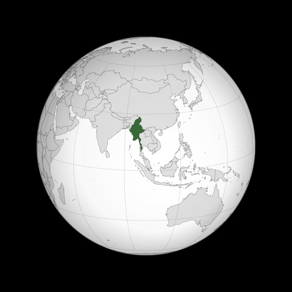Myanmar es uno de los países más grandes del Sudeste Asiático.