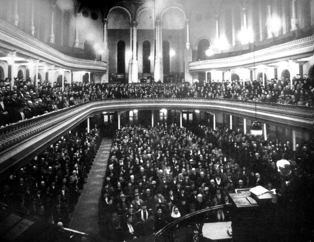 Capilla de Westminster en tiempos de Lloyd-Jones.